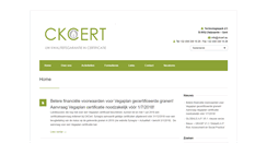 Desktop Screenshot of ckc.be